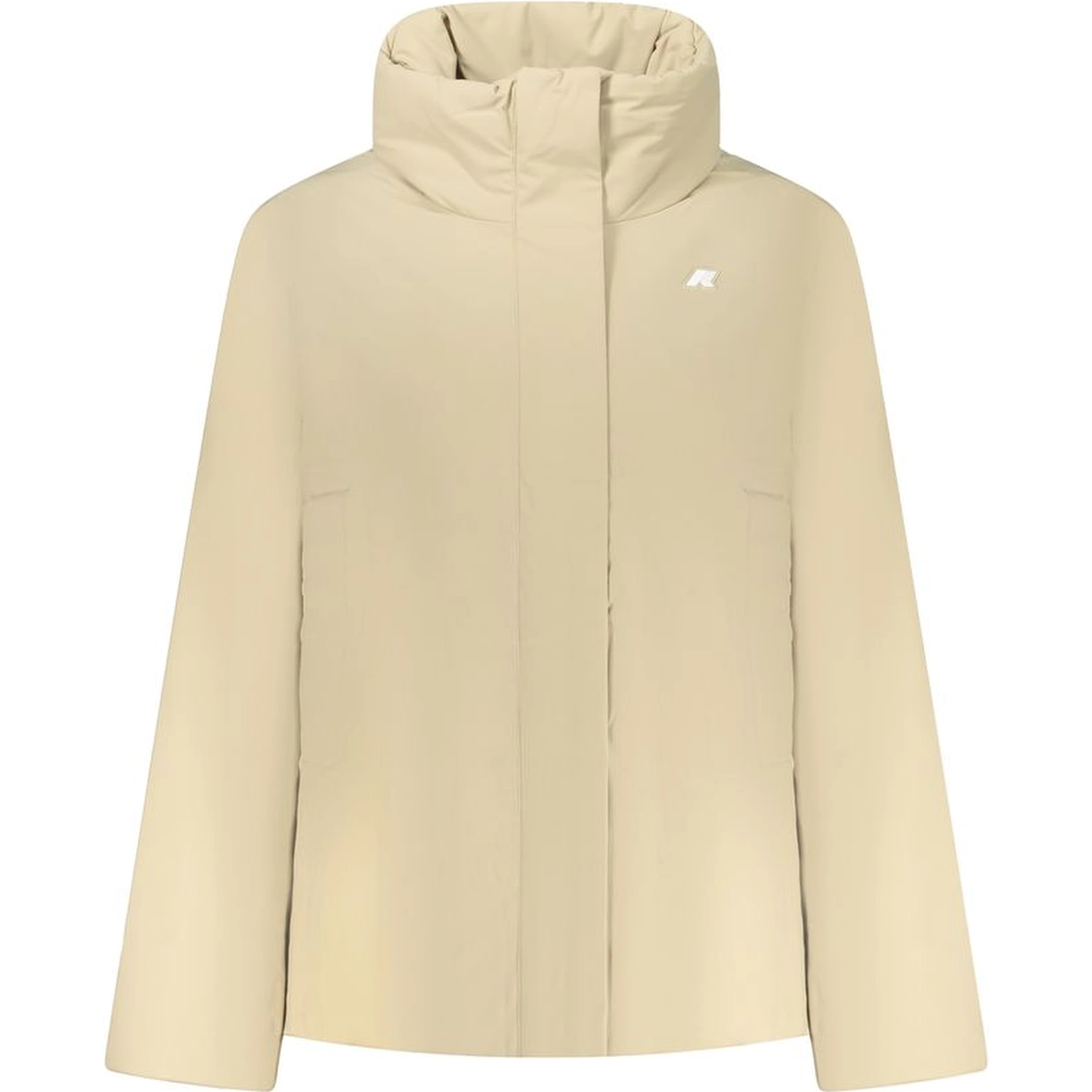 Beige Nylon Women Jacket
