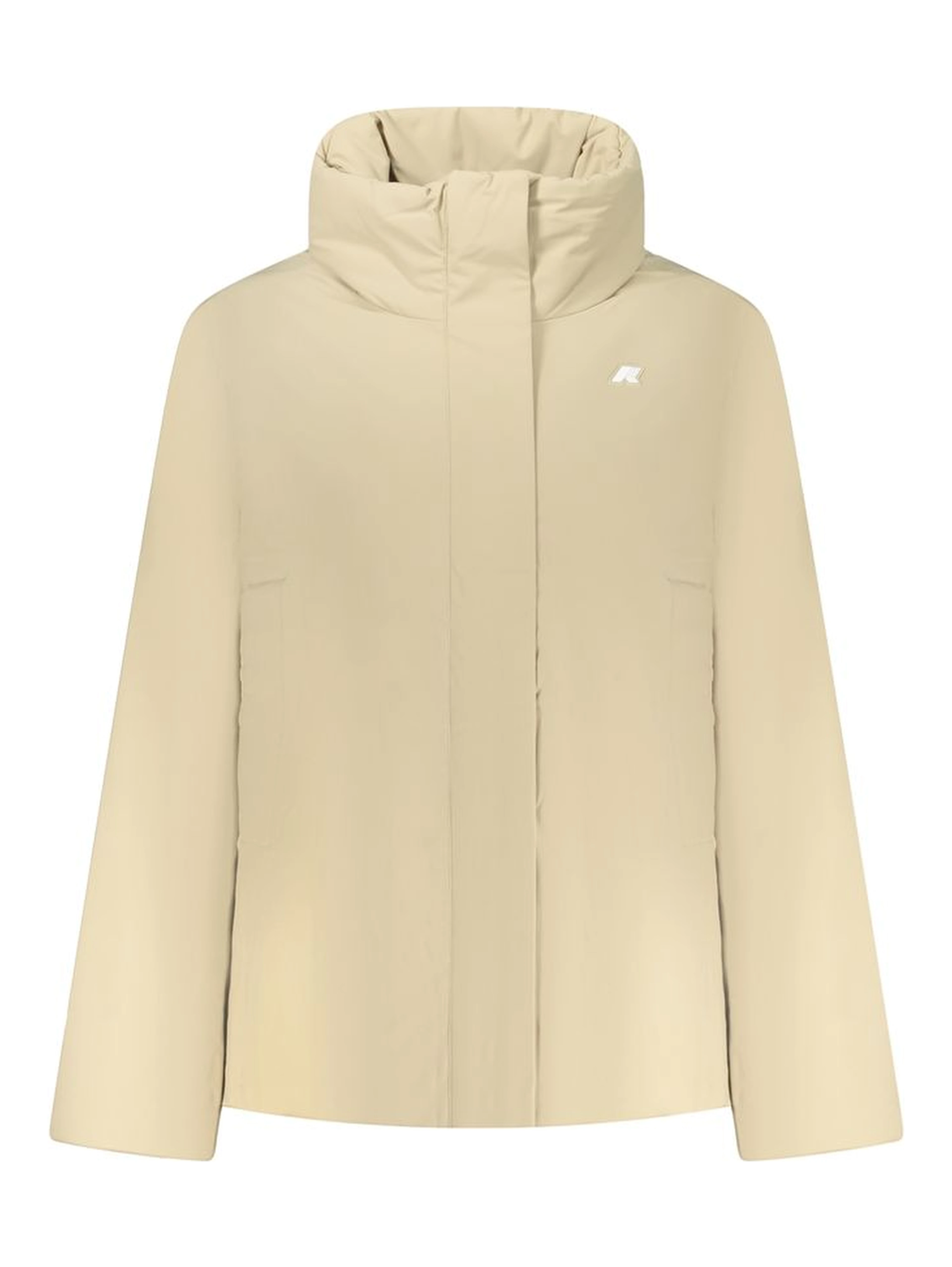 Beige Nylon Women Jacket