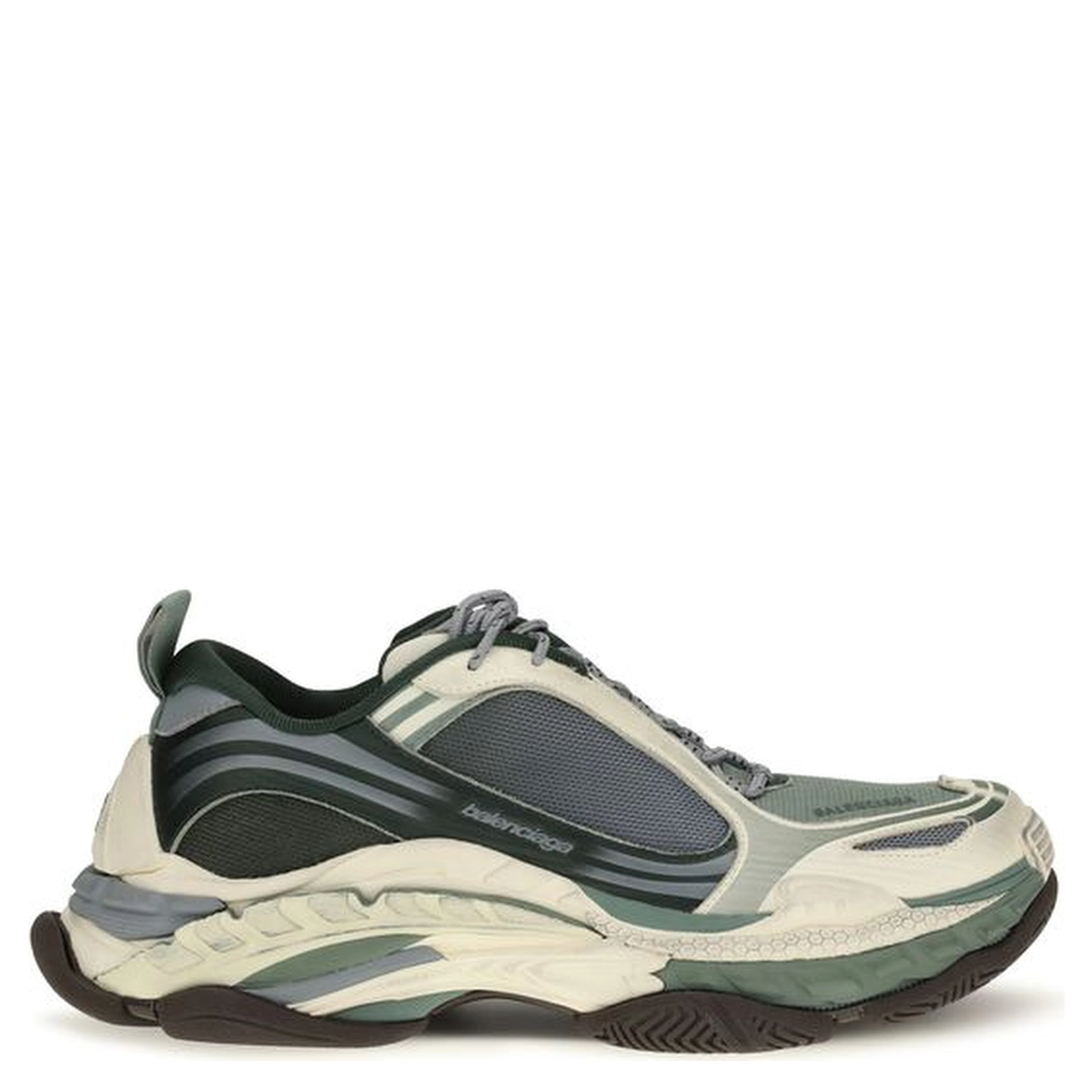 Bicolor Polyethylene Athletic Sneakers