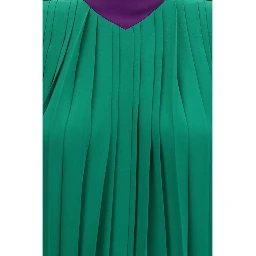 Bicolor Silk Shirt
