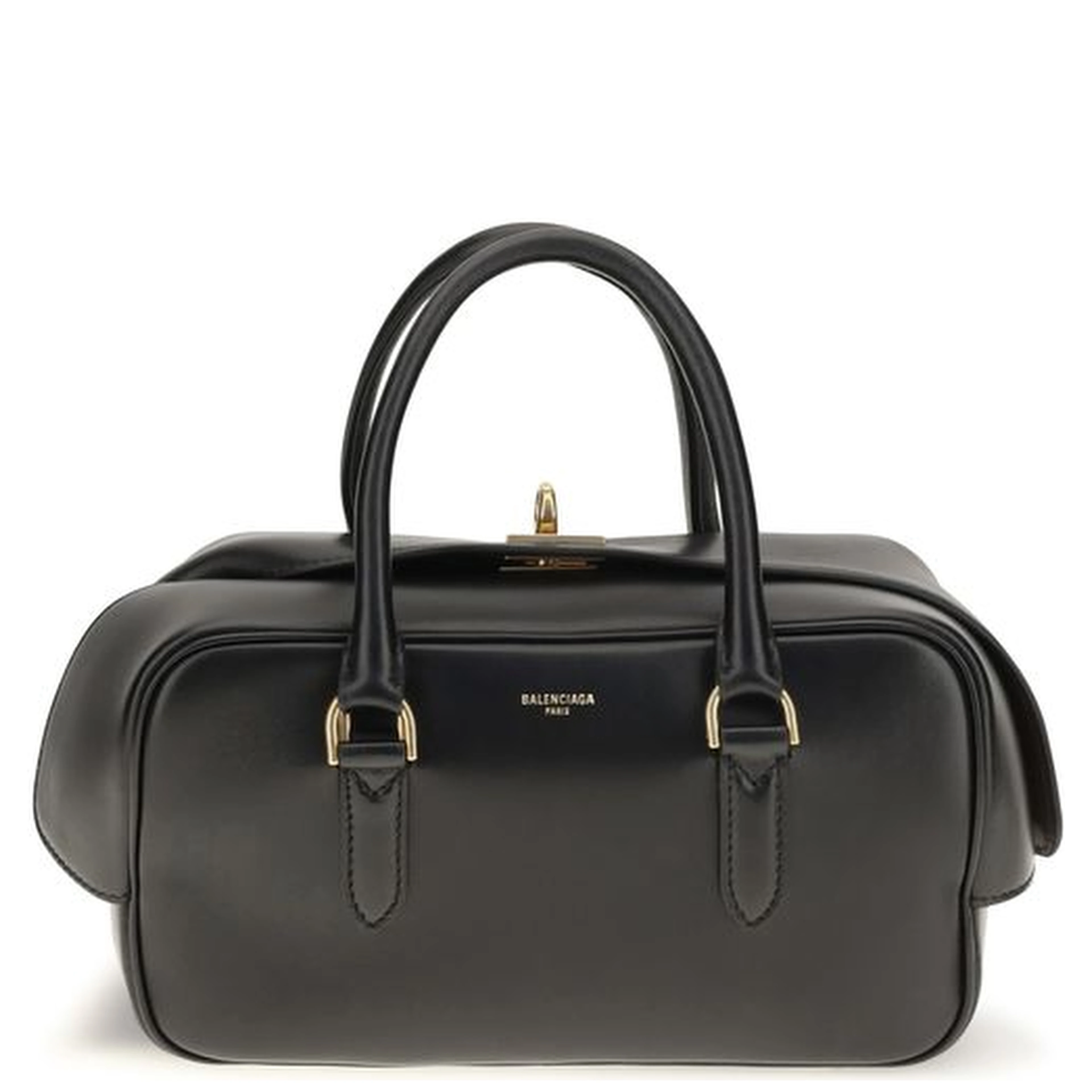 Black Lamb Leather Handbag