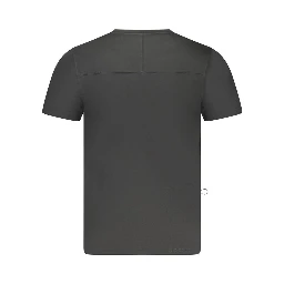 Black Cotton Men T-Shirt