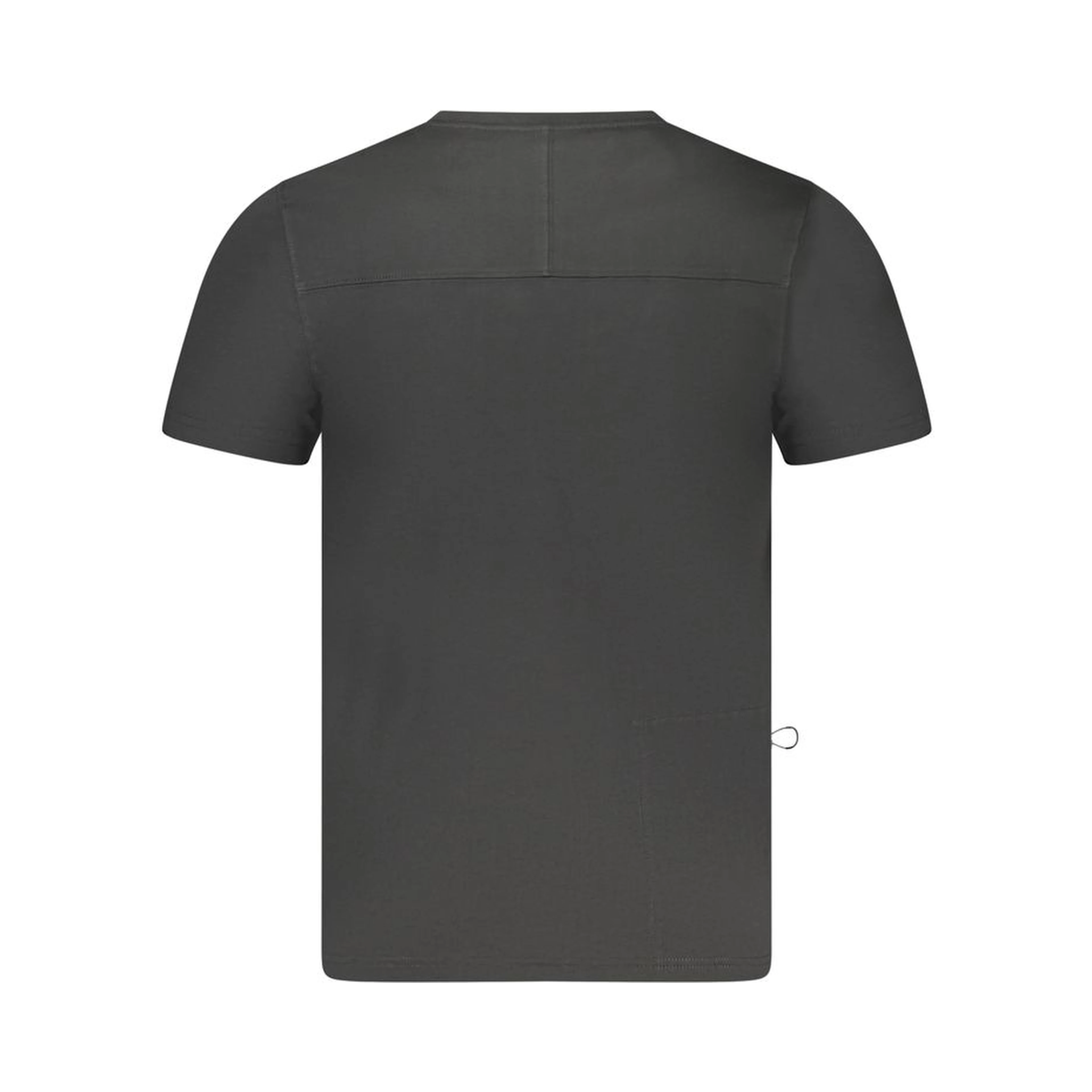 Black Cotton Men T-Shirt