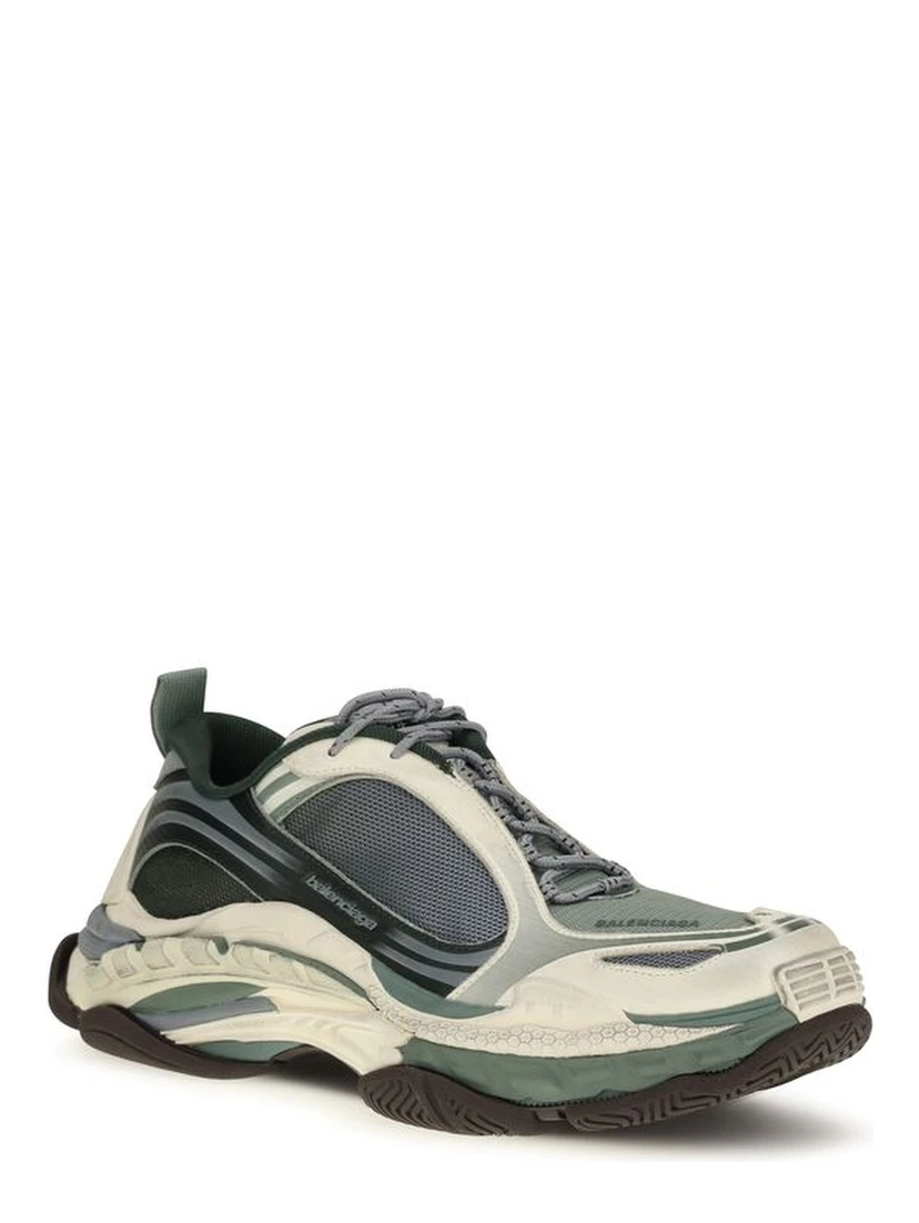 Bicolor Polyethylene Athletic Sneakers