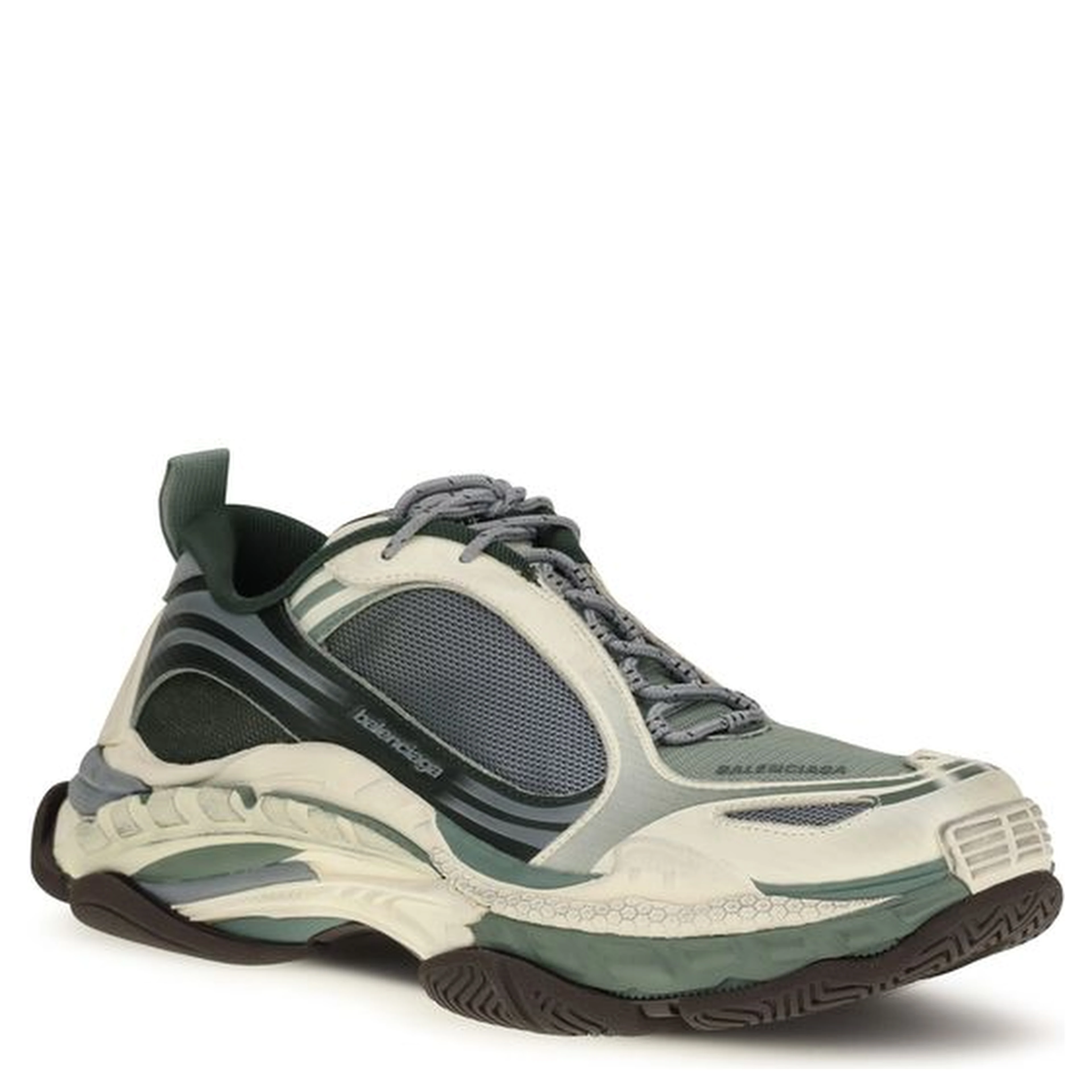 Bicolor Polyethylene Athletic Sneakers