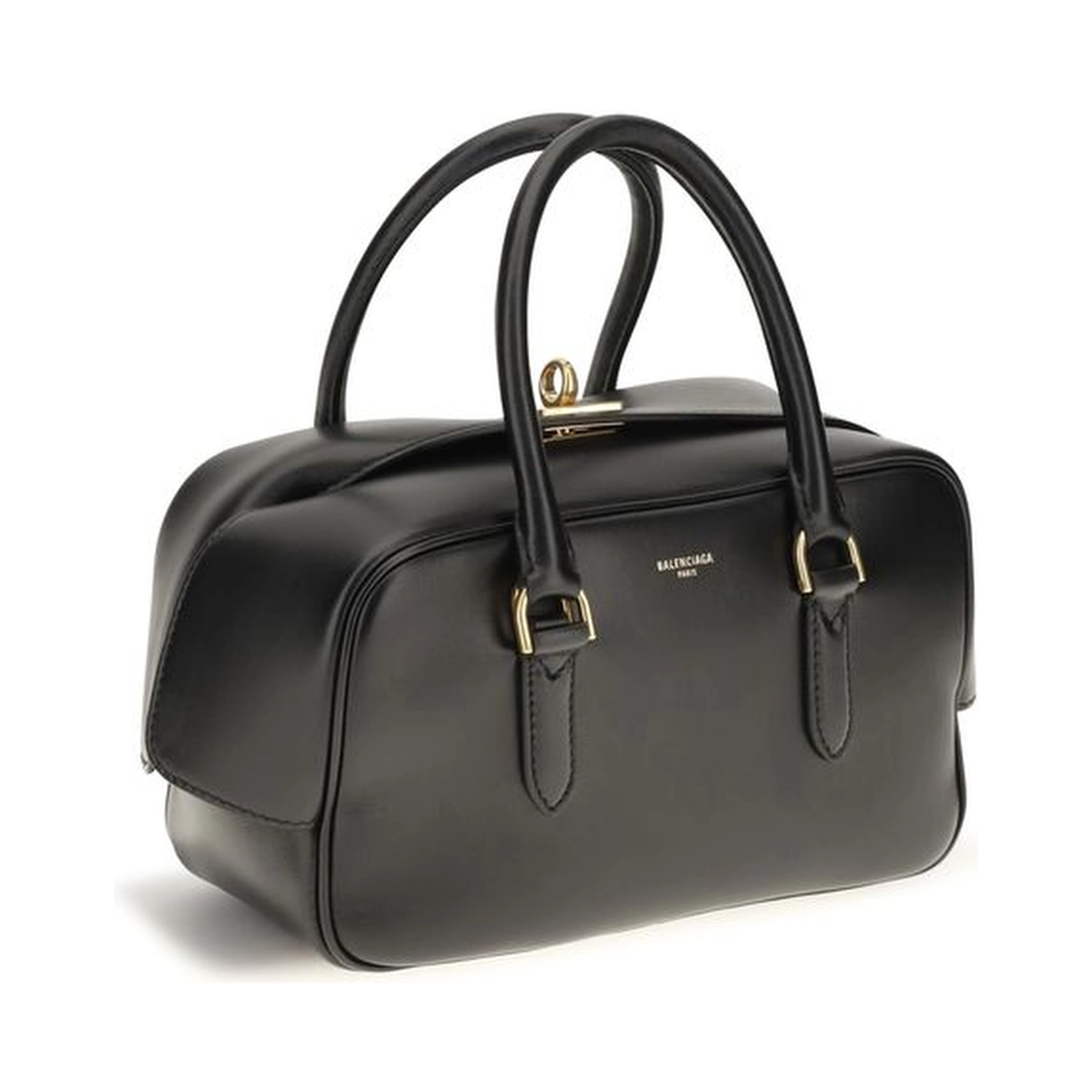 Black Lamb Leather Handbag