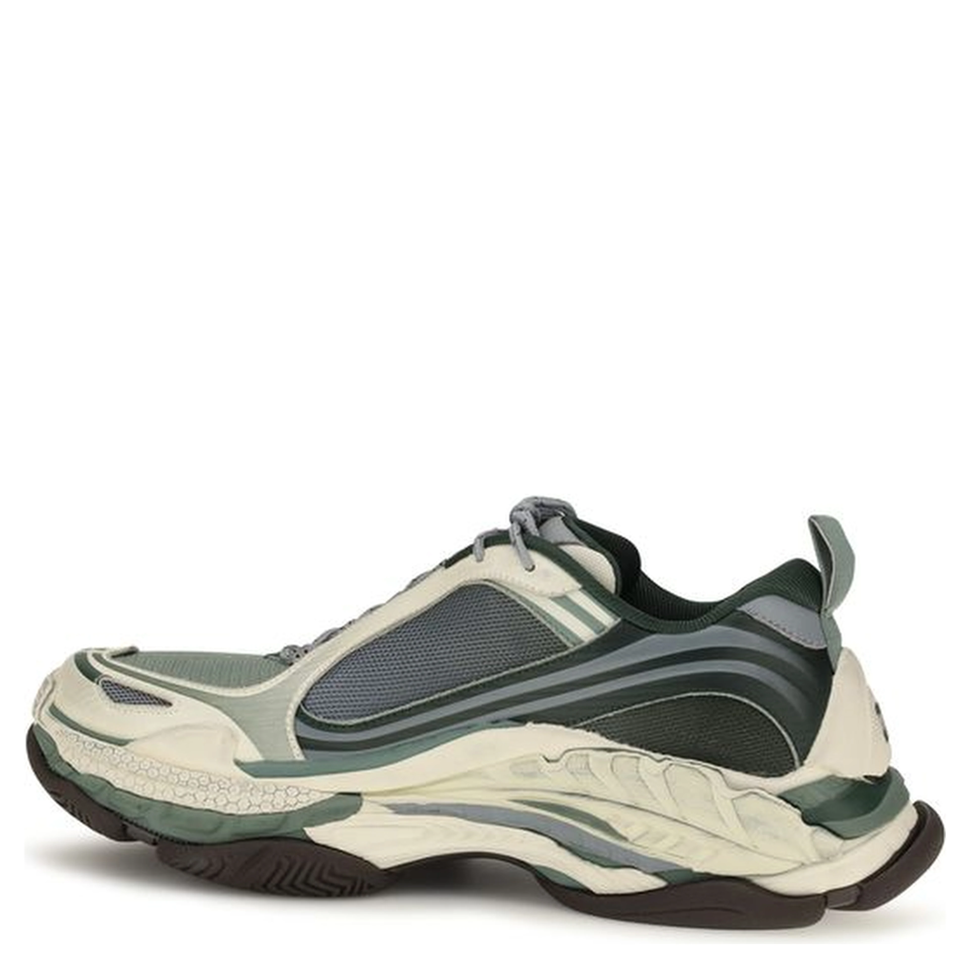 Bicolor Polyethylene Athletic Sneakers
