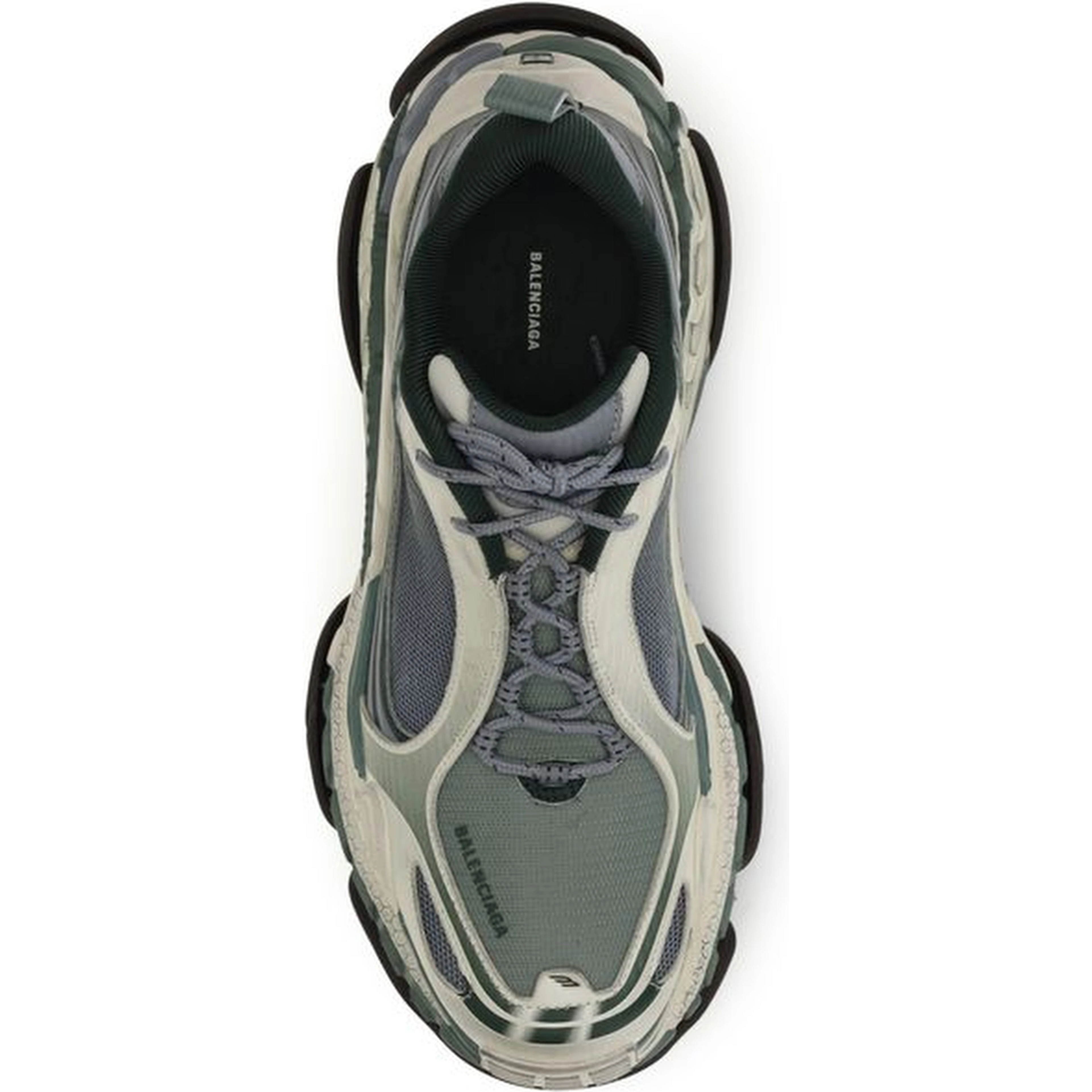 Bicolor Polyethylene Athletic Sneakers