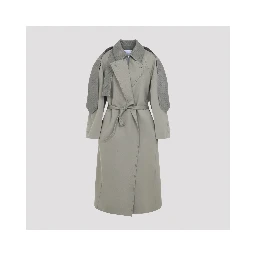 Bottega Veneta Cotton Silk Trench