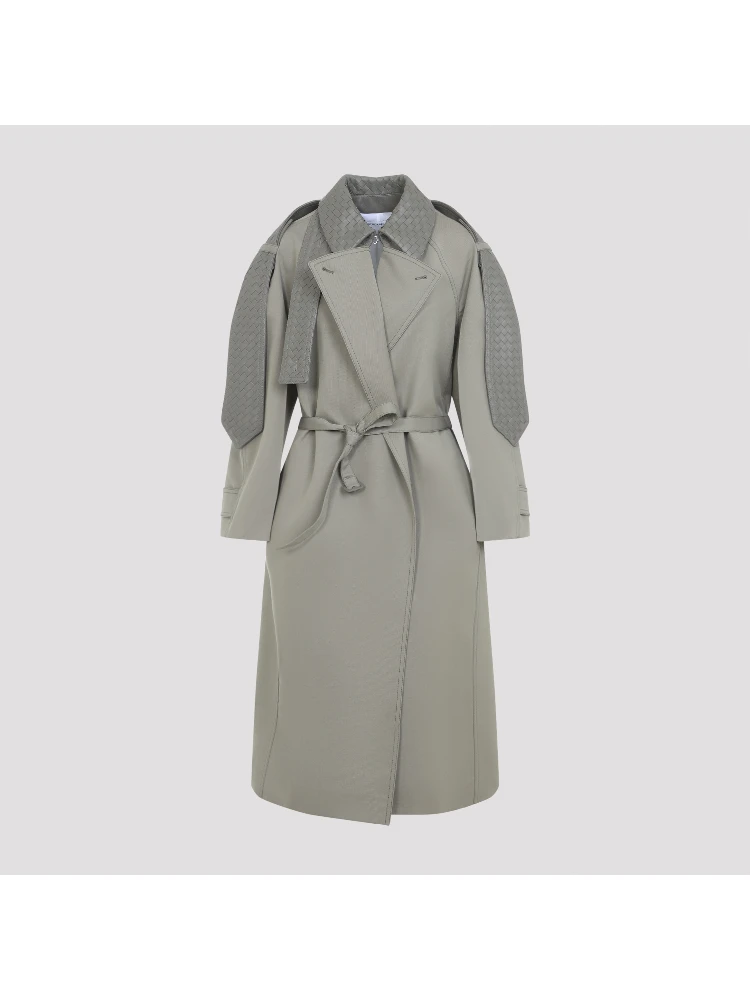 Bottega Veneta Cotton Silk Trench