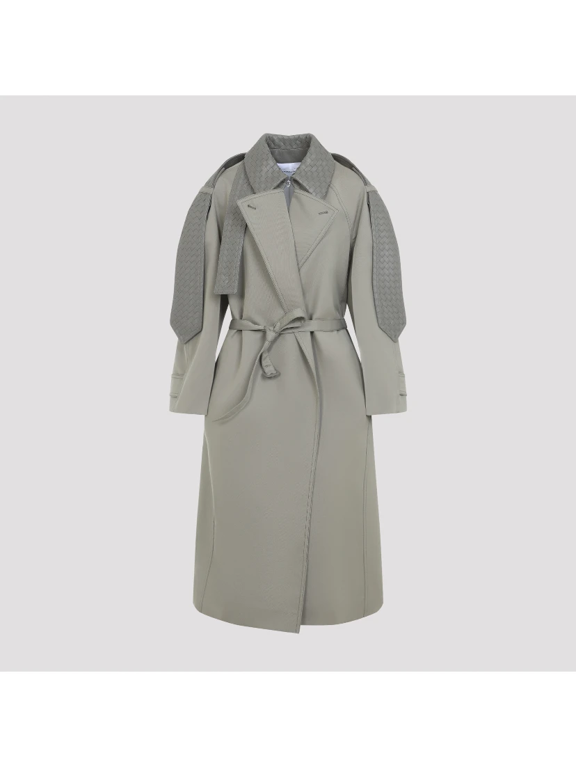 Bottega Veneta Cotton Silk Trench