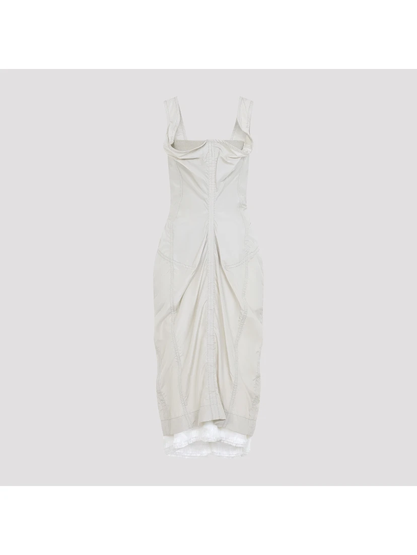 Bottega Veneta Silk Taffeta Bustier Dress