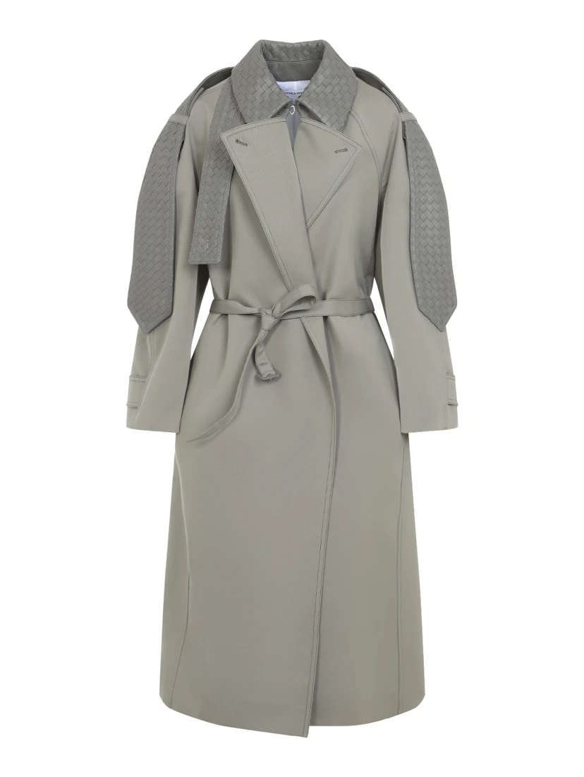 Bottega Veneta Cotton Silk Trench