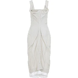 Bottega Veneta Silk Taffeta Bustier Dress