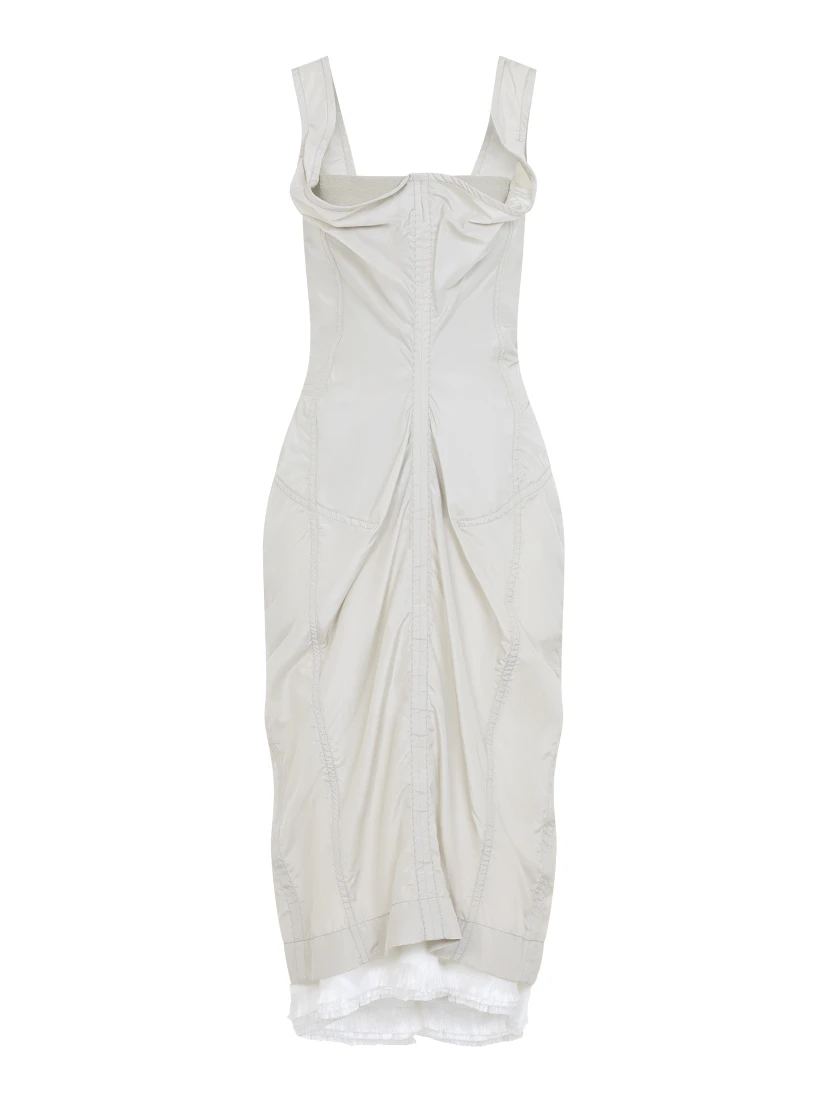 Bottega Veneta Silk Taffeta Bustier Dress