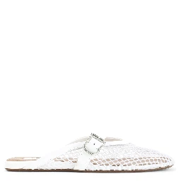 Alaïa Fishnet Flat Mules