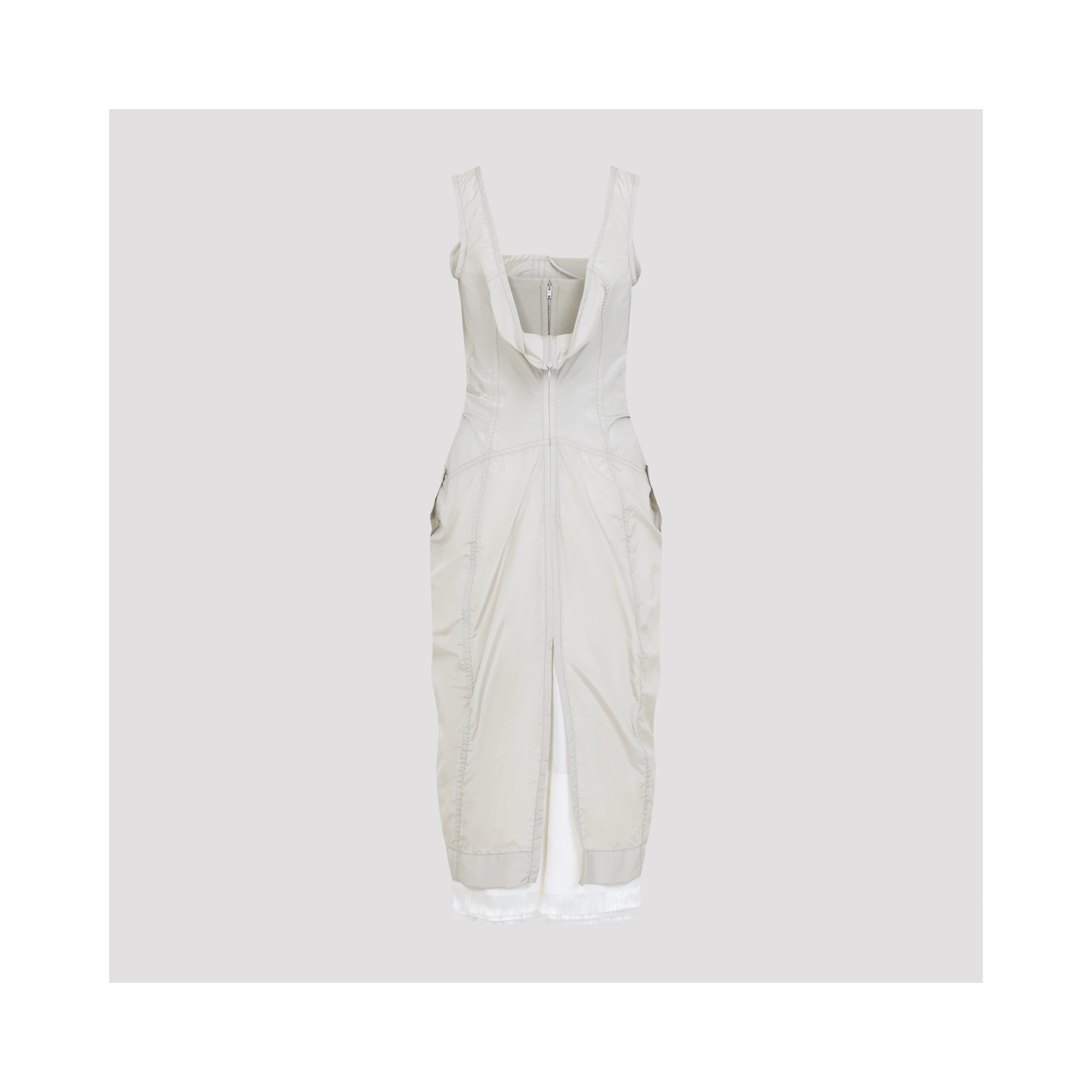 Bottega Veneta Silk Taffeta Bustier Dress