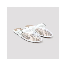 Alaïa Fishnet Flat Mules