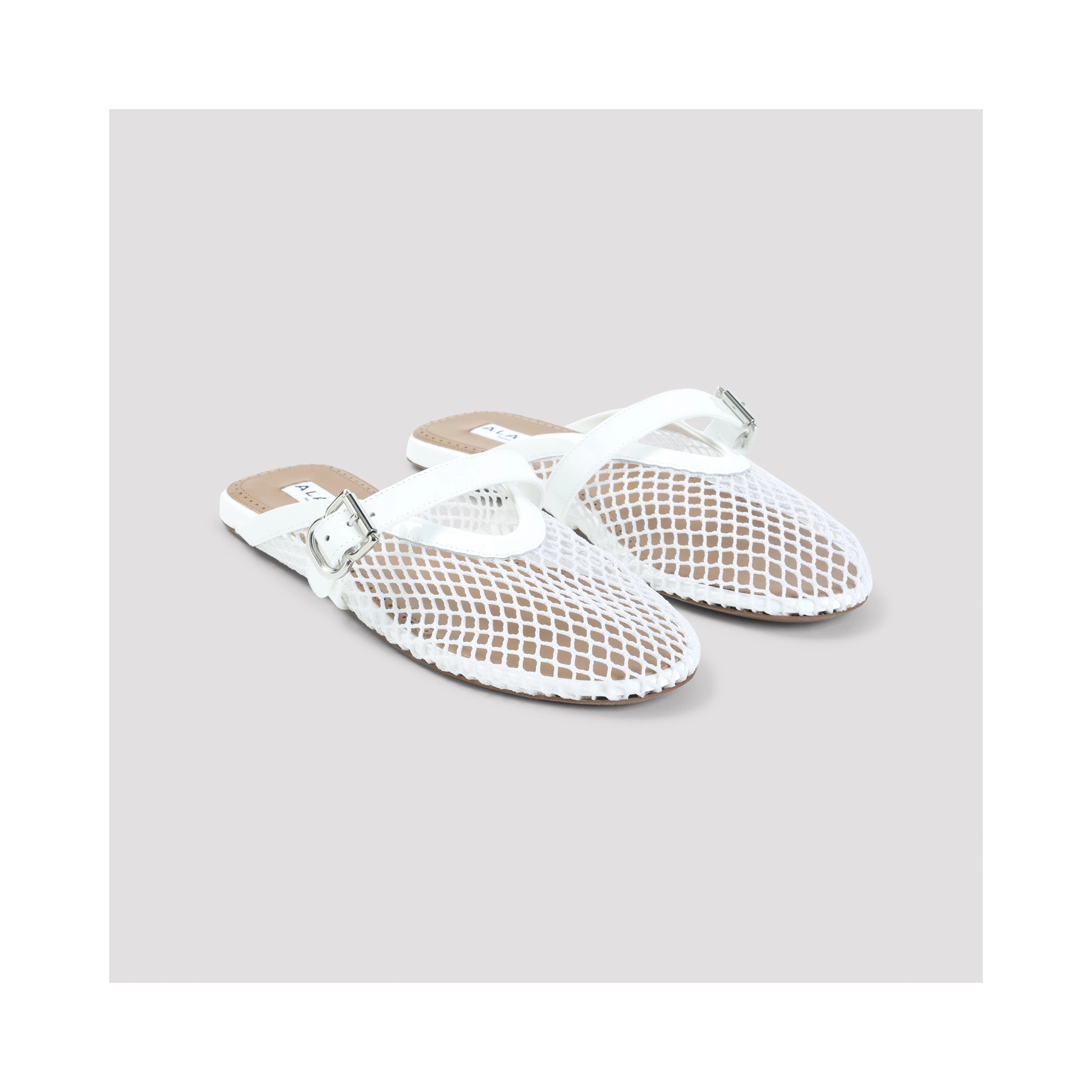 Alaïa Fishnet Flat Mules