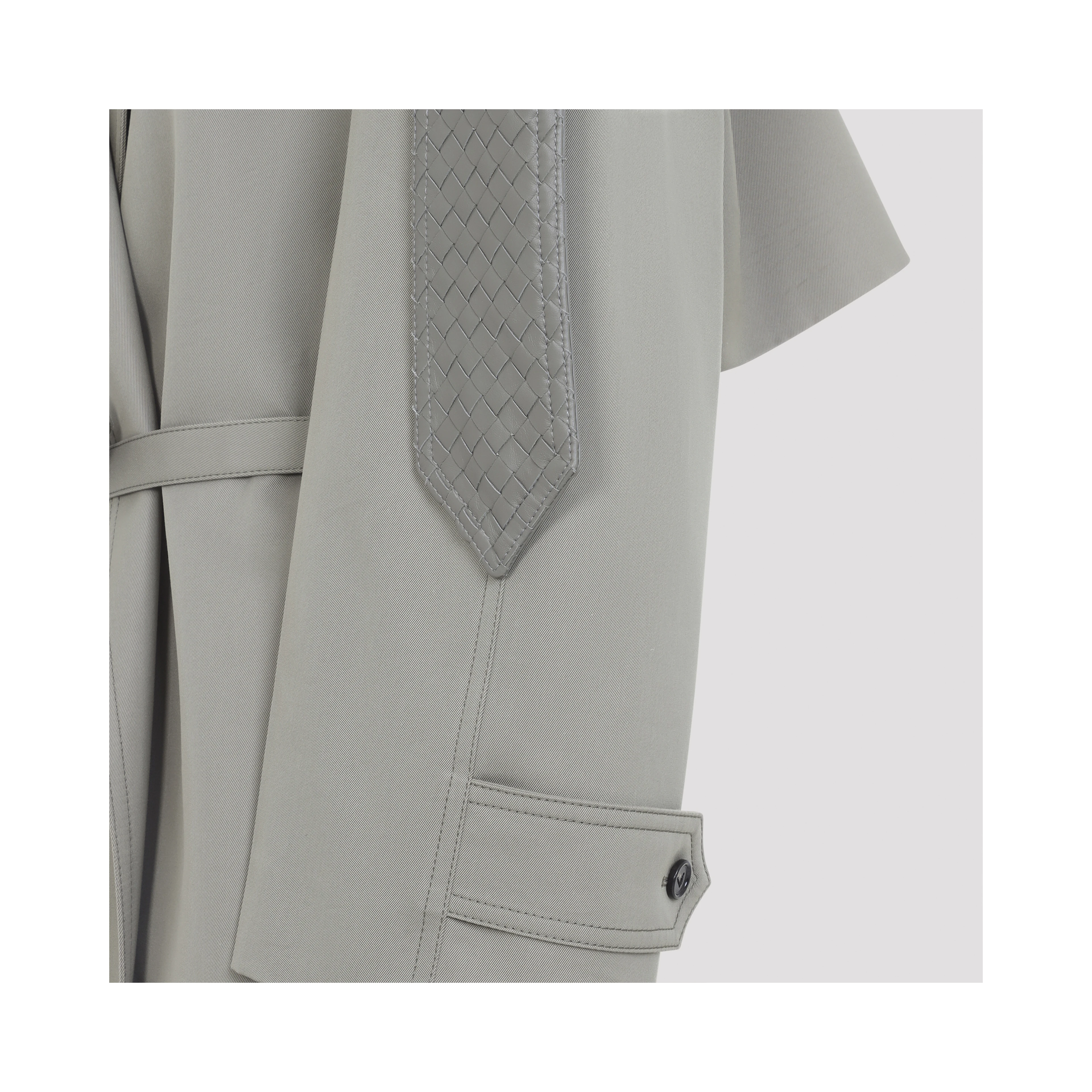 Bottega Veneta Cotton Silk Trench