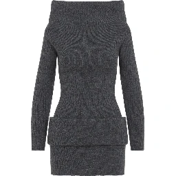Jean Paul Gaultier Leather Tag Details Short Dress