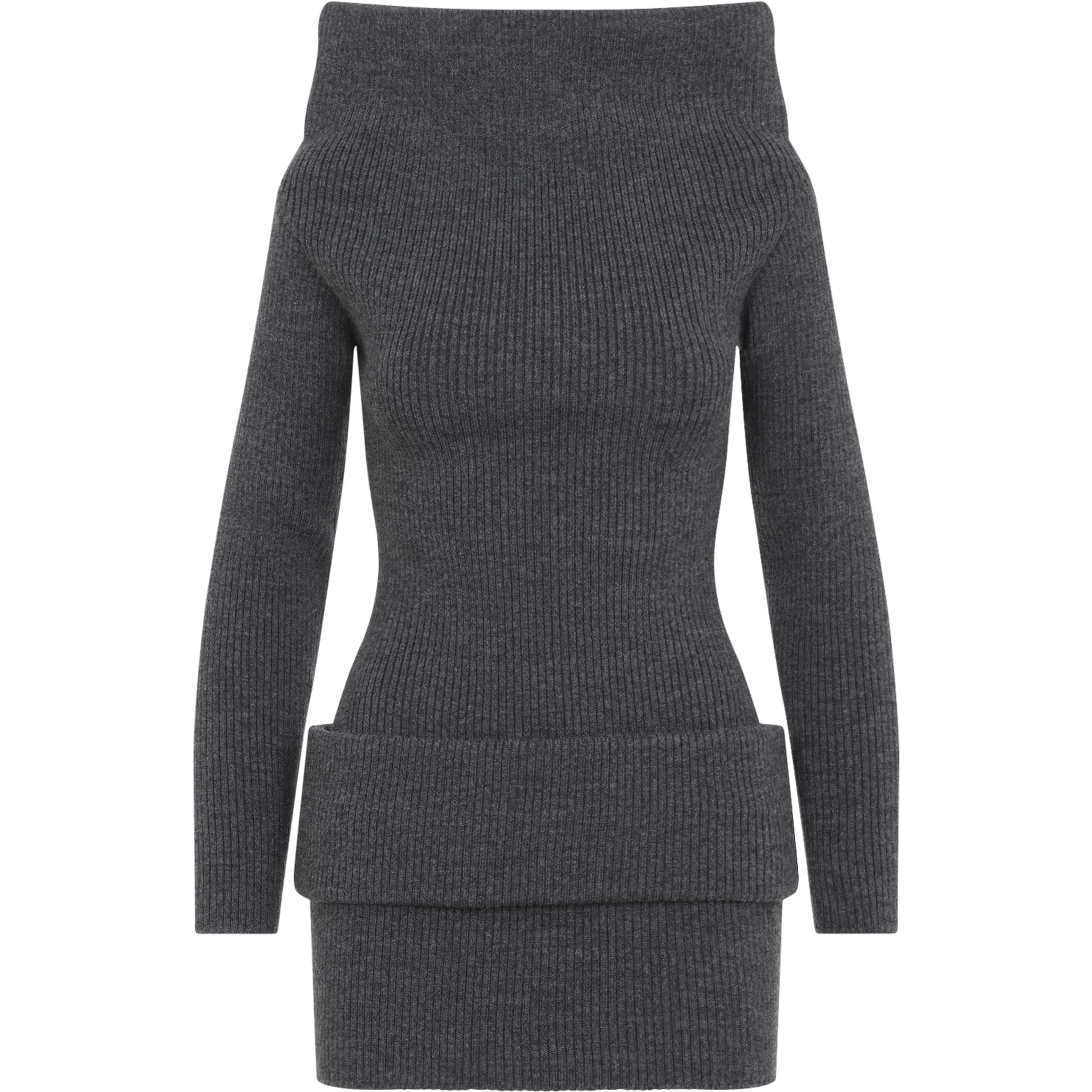 Jean Paul Gaultier Leather Tag Details Short Dress