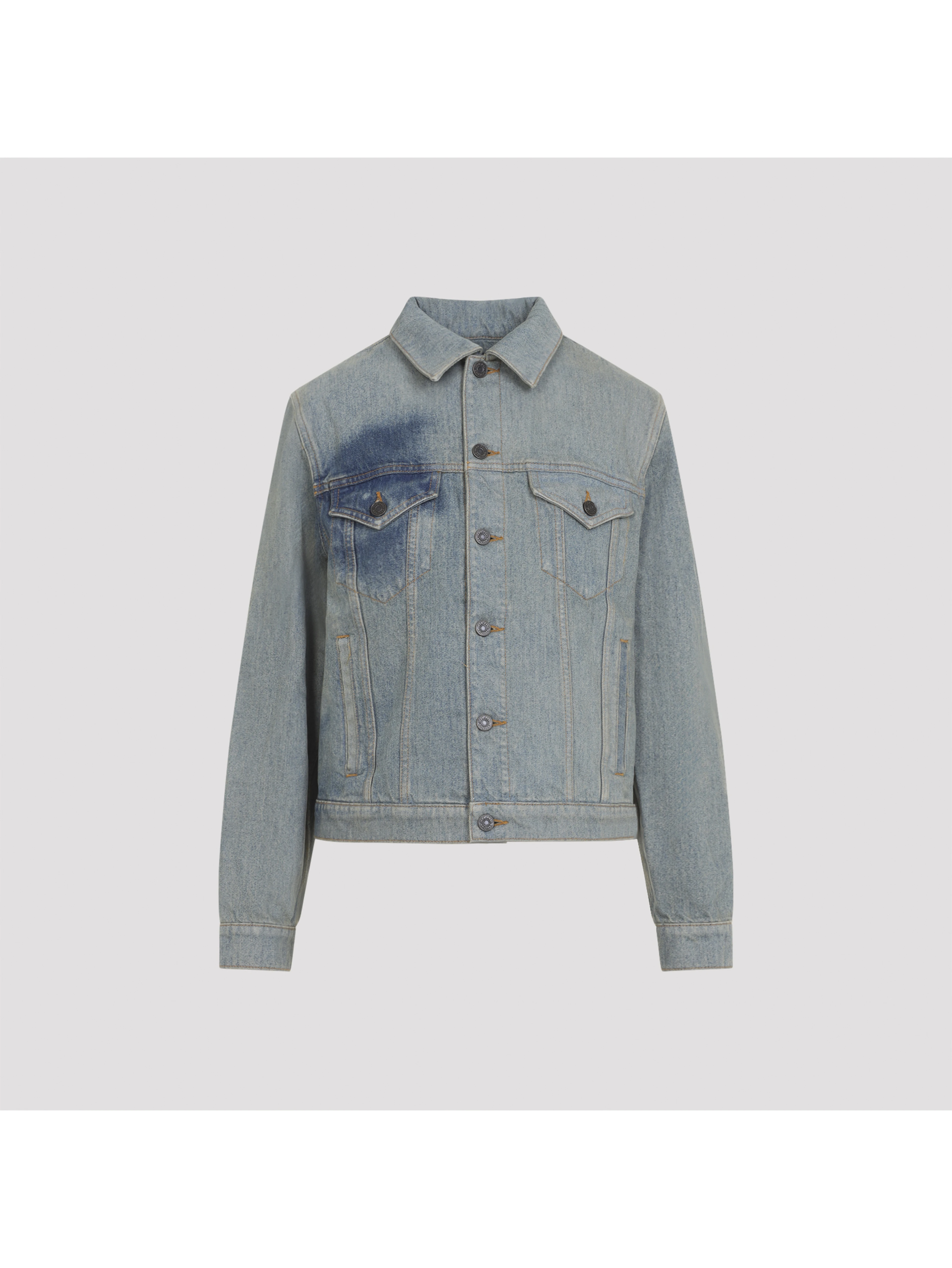Jean Paul Gaultier Face Print Denim Jacket