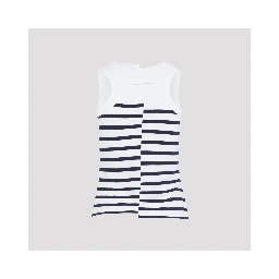 Jean Paul Gaultier Stretch Cotton Asymetric Tank Top