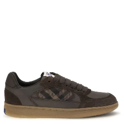 Brown Calf Leather Bos Taurus Athletic Sneakers