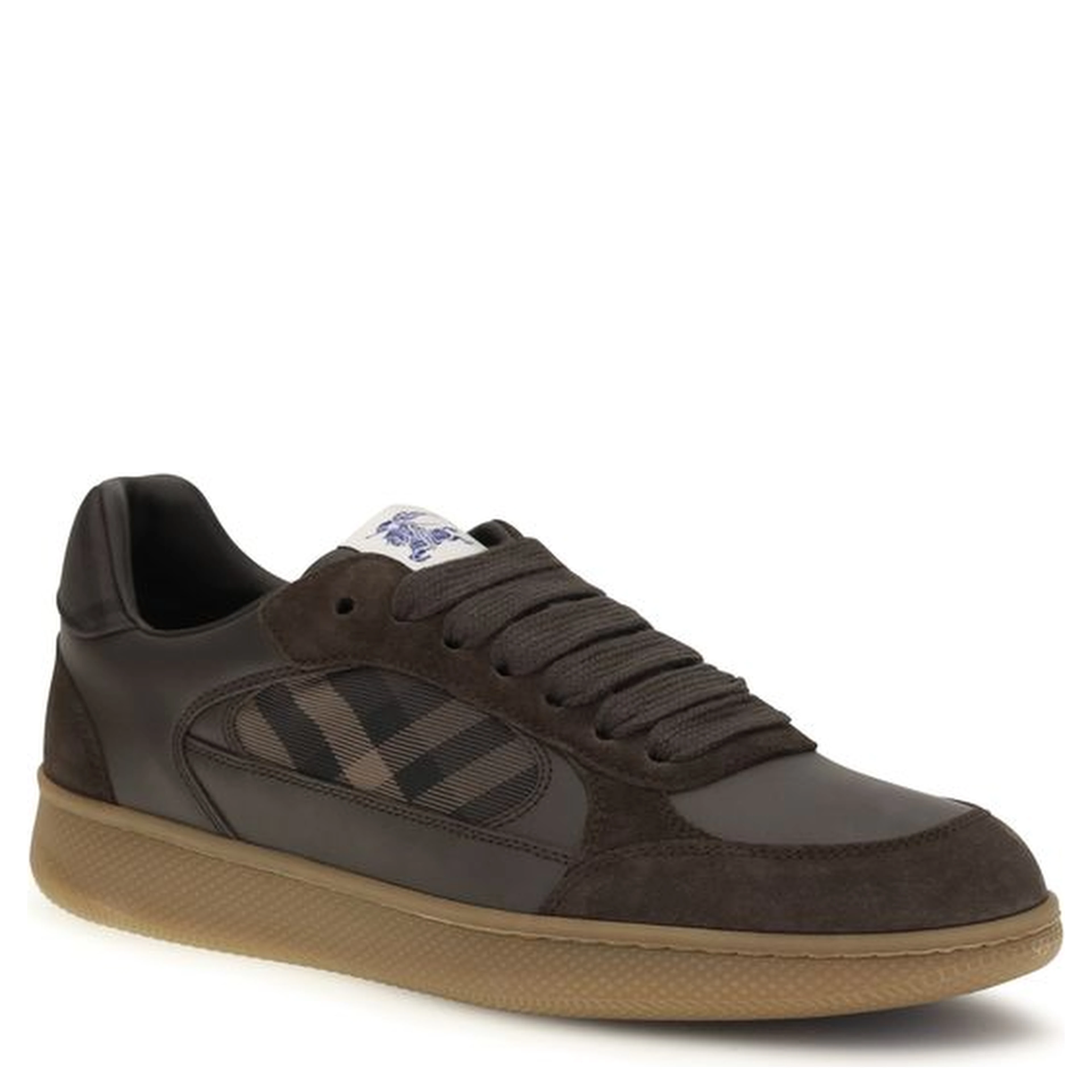 Brown Calf Leather Bos Taurus Athletic Sneakers