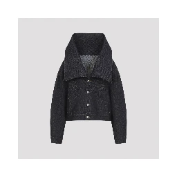 Balenciaga Standing Collar Boxy Jacket