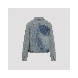 Jean Paul Gaultier Face Print Denim Jacket