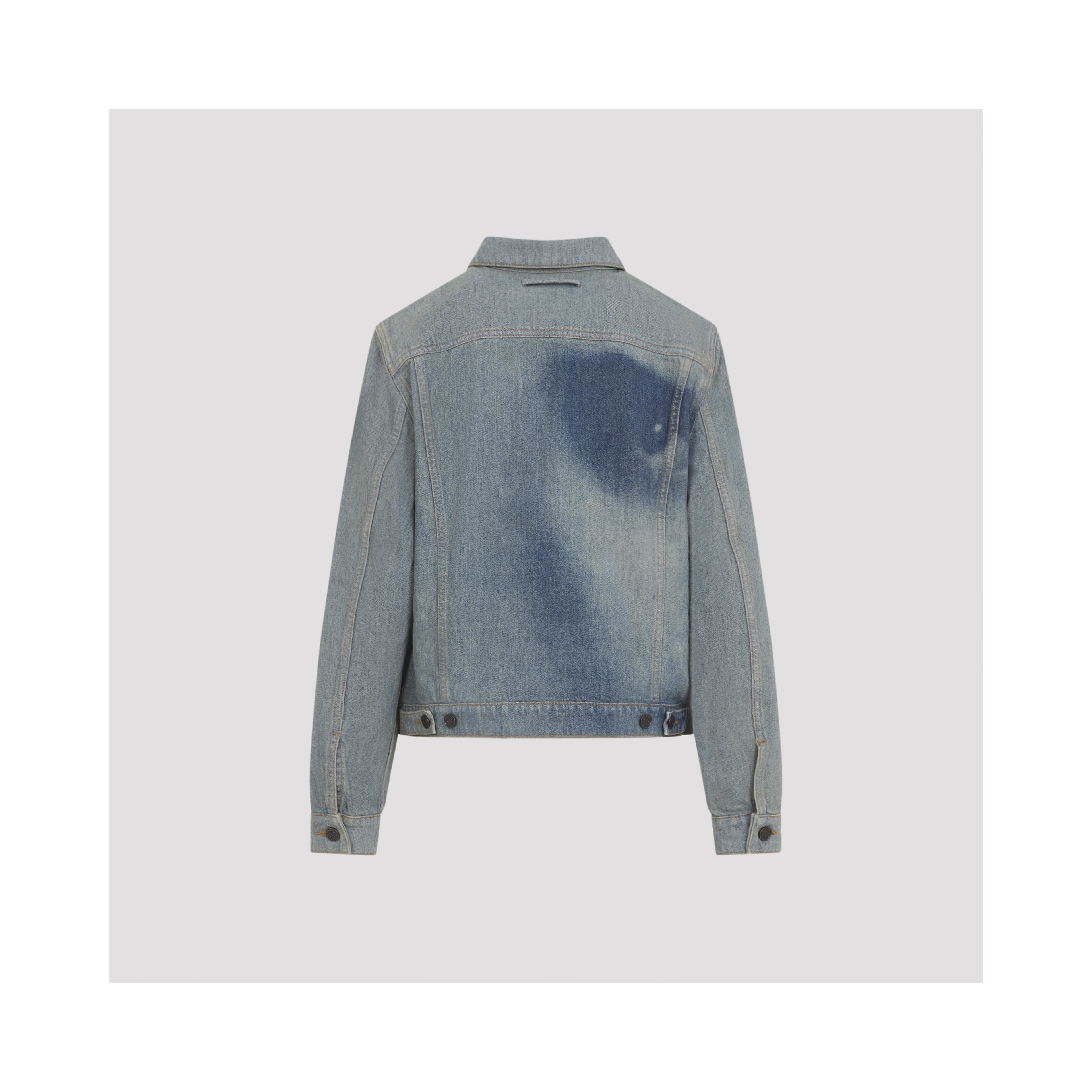 Jean Paul Gaultier Face Print Denim Jacket