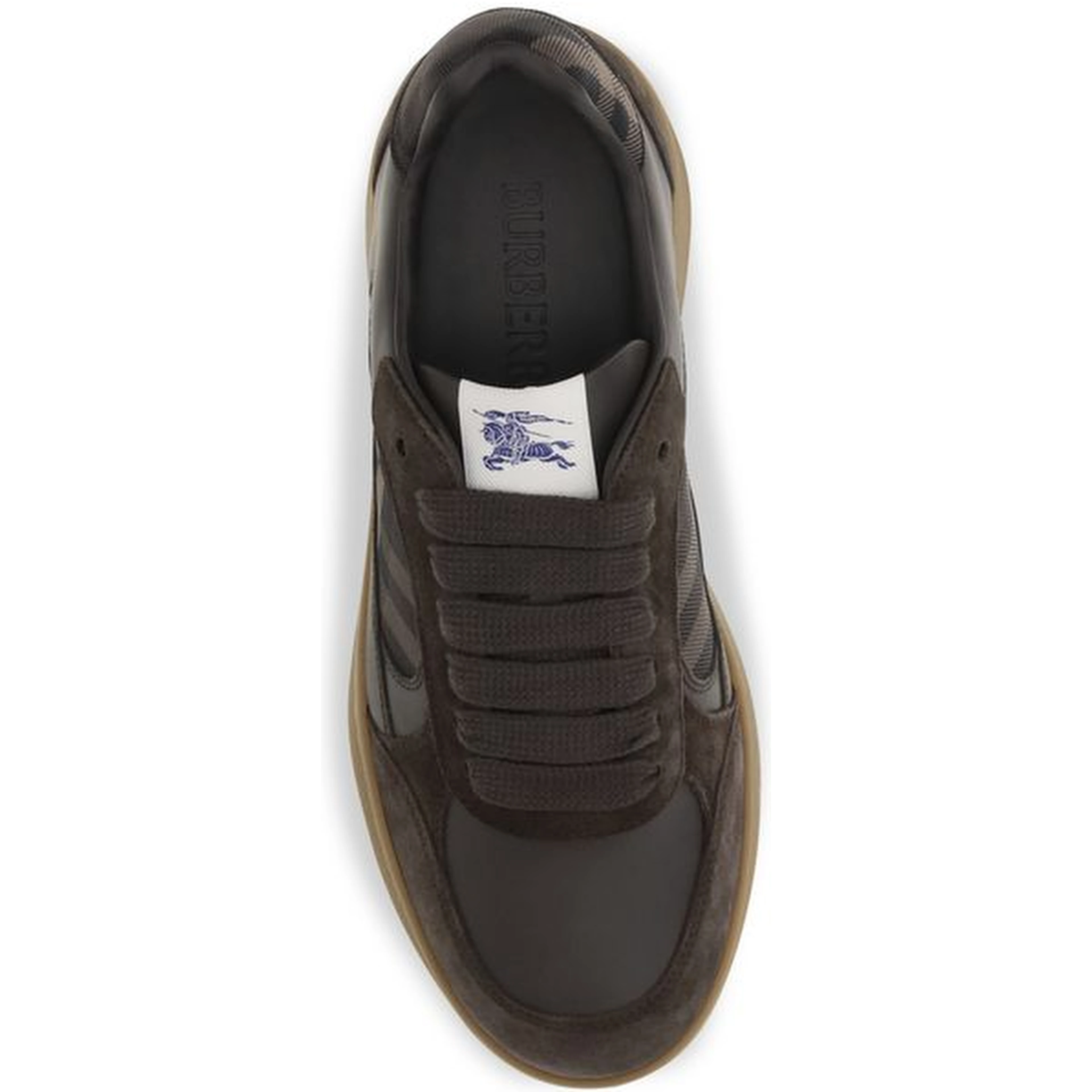 Brown Calf Leather Bos Taurus Athletic Sneakers