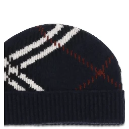 Blue Cashmere Beanie