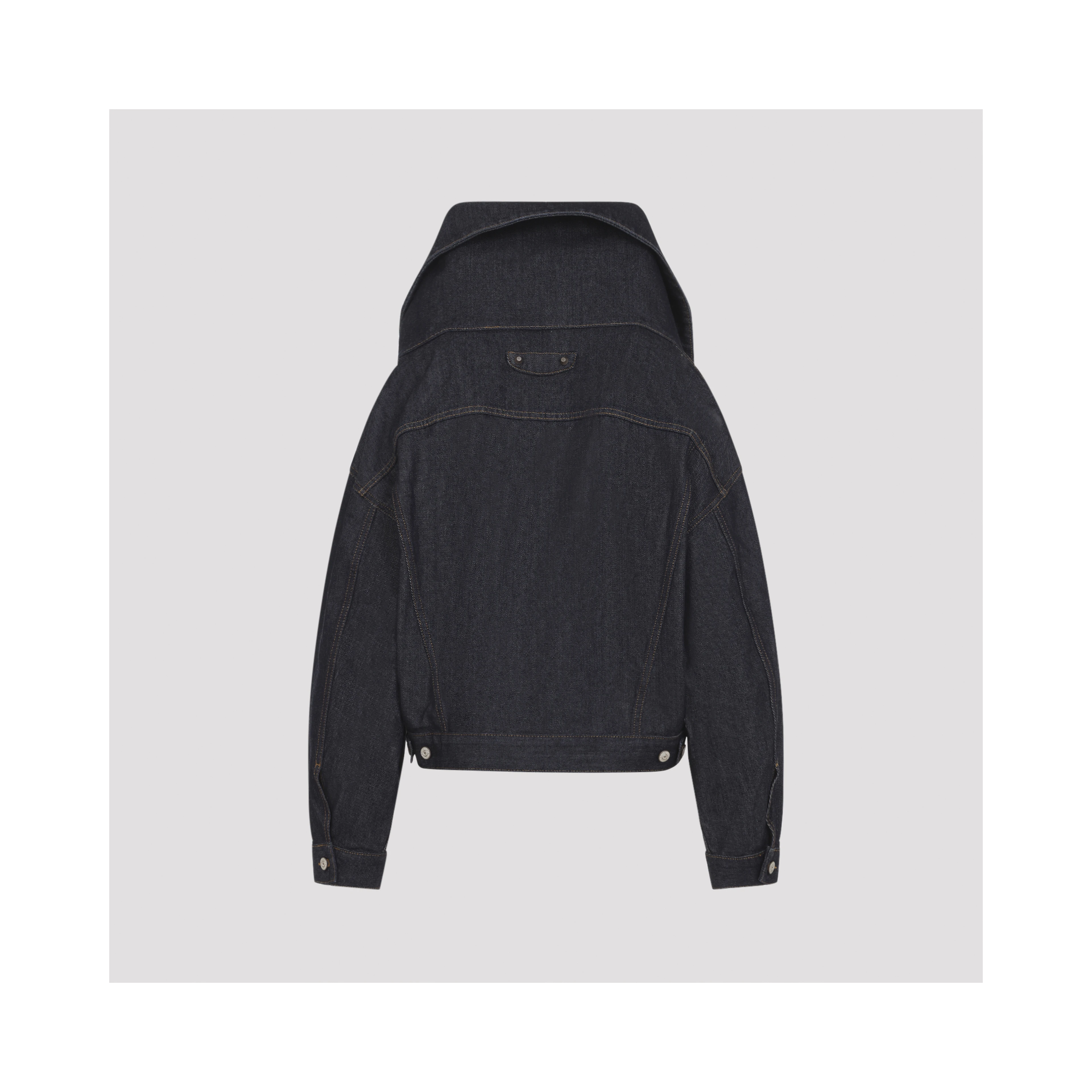 Balenciaga Standing Collar Boxy Jacket