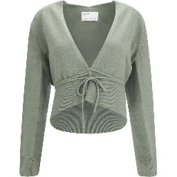 Bicolor Cashmere Cardigan