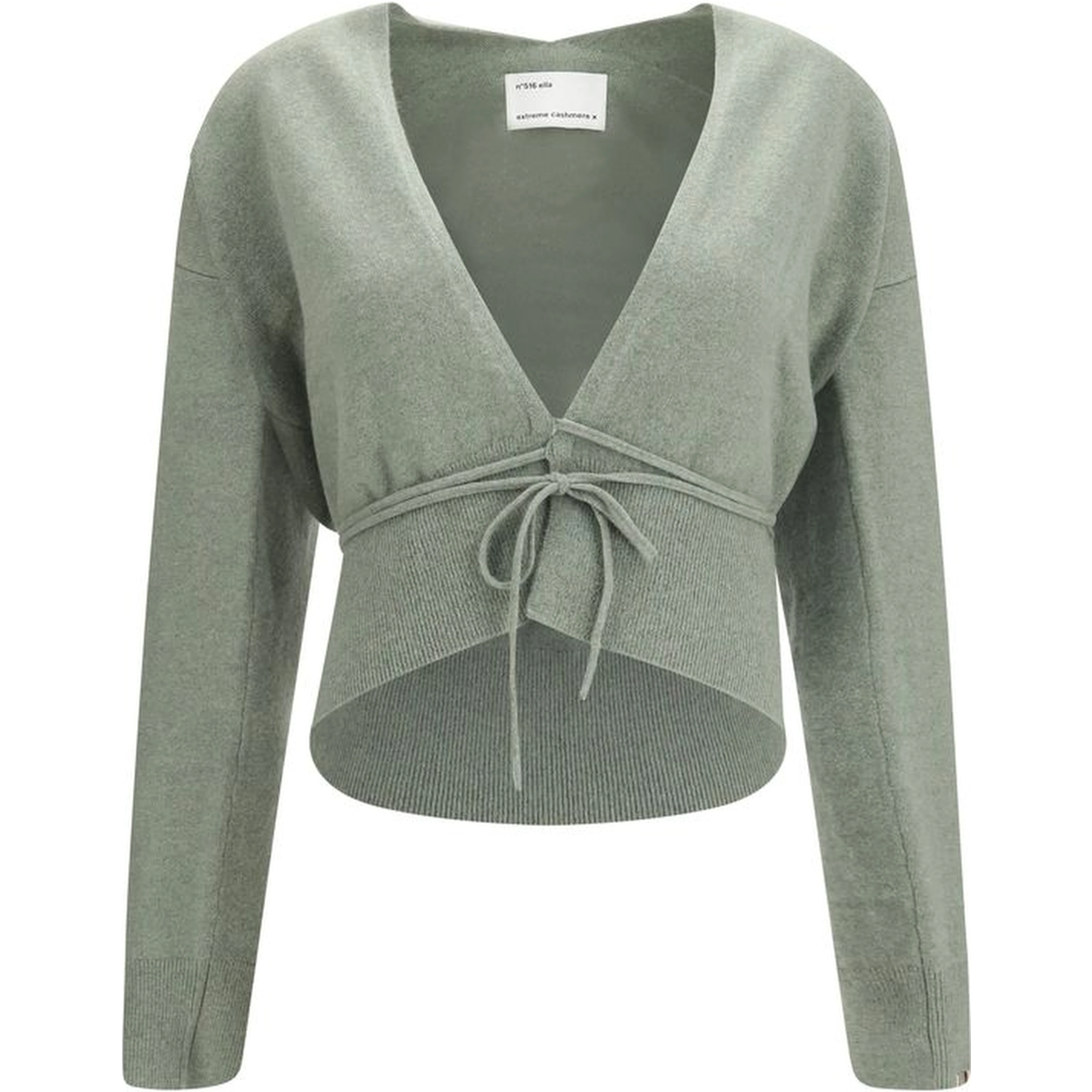 Bicolor Cashmere Cardigan
