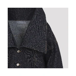 Balenciaga Standing Collar Boxy Jacket