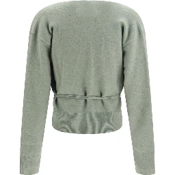 Bicolor Cashmere Cardigan