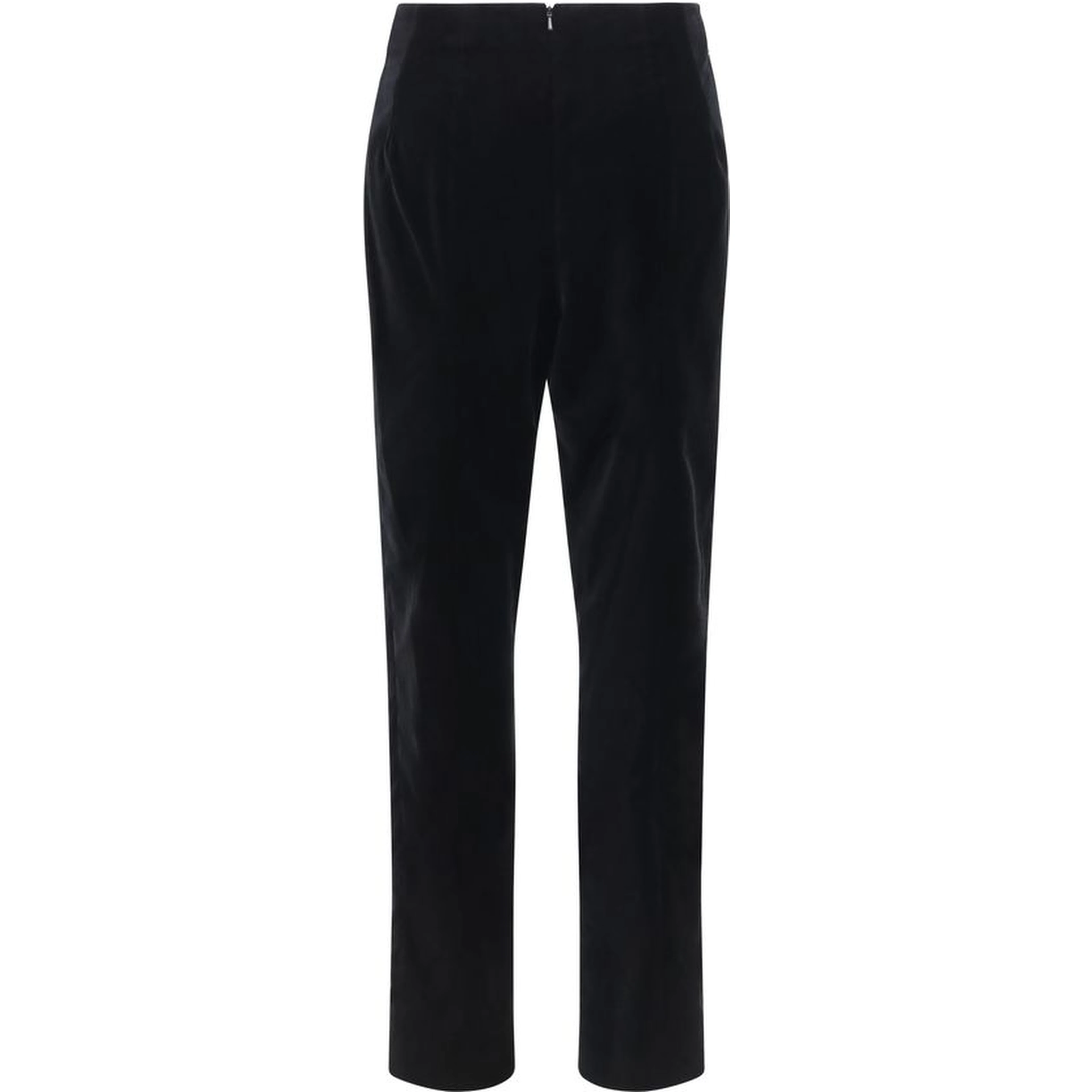 Black Cotton Casual Pants