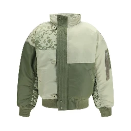 Bicolor Nylon Bomber