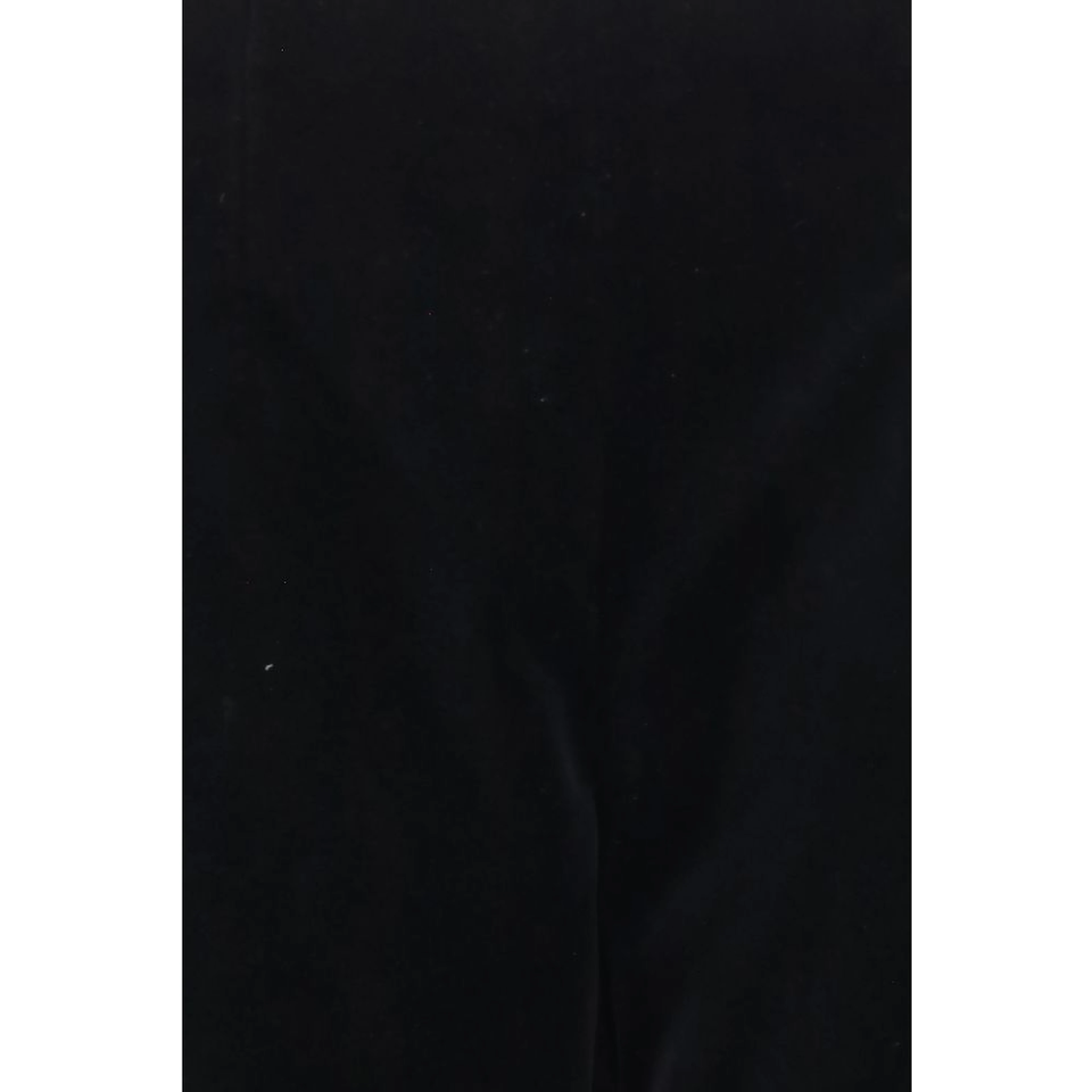 Black Cotton Casual Pants
