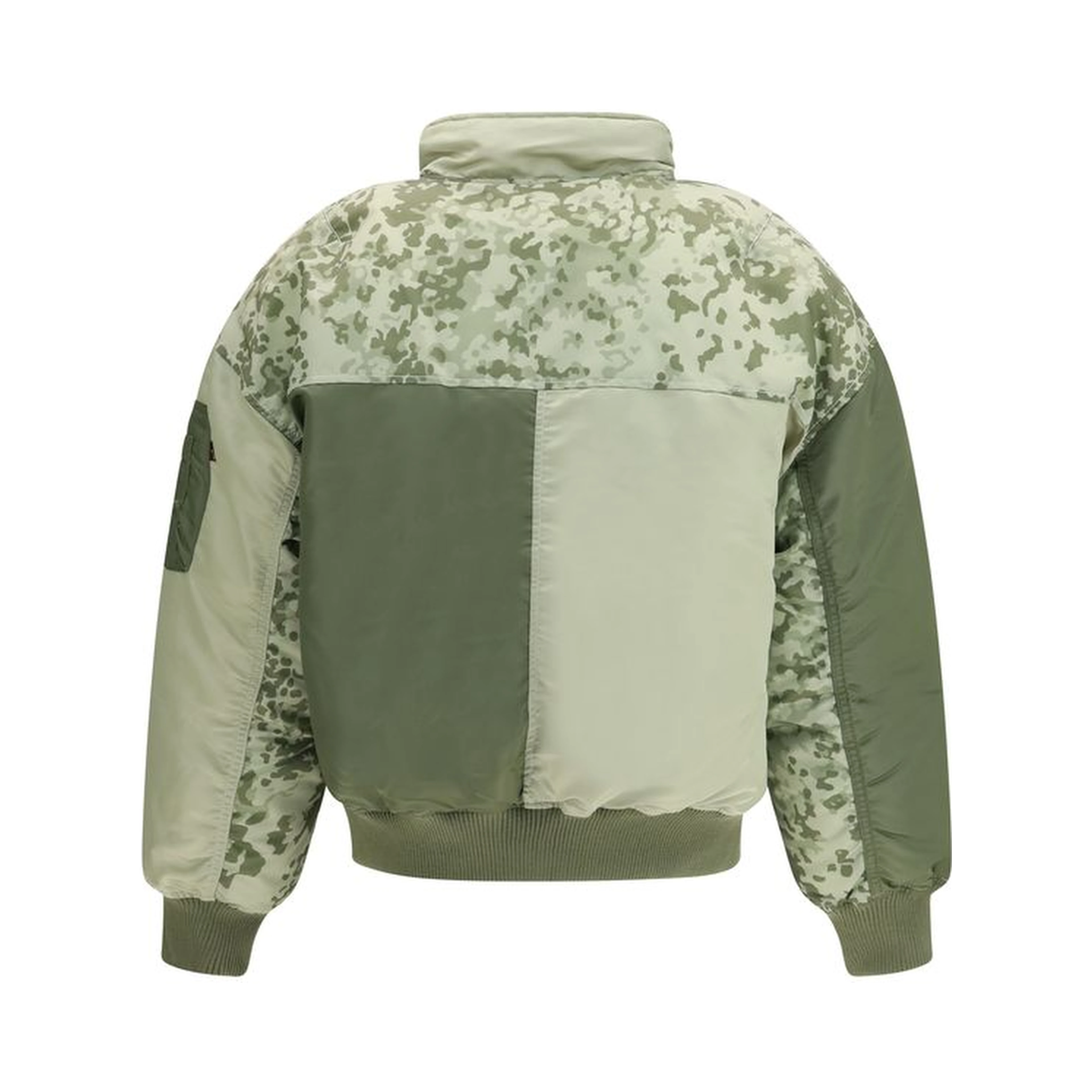 Bicolor Nylon Bomber