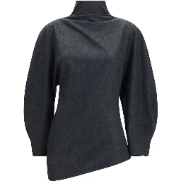 Gray Wool Oves Aries Blouse