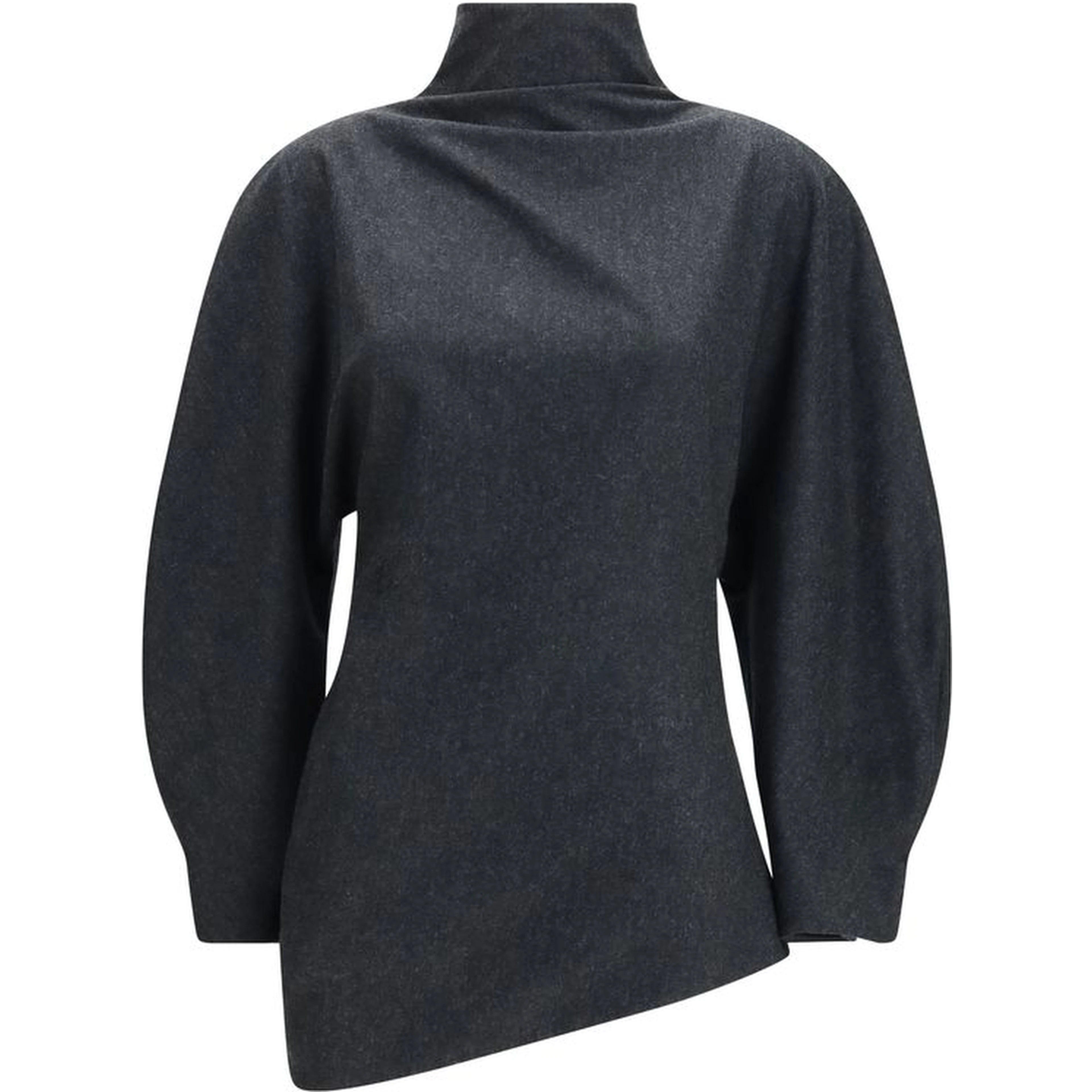 Gray Wool Oves Aries Blouse