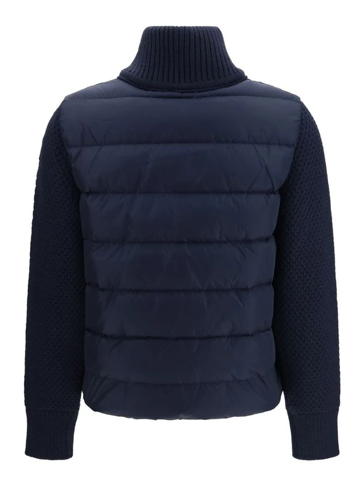 Blue Polyamide Full-Length Jacket alternative