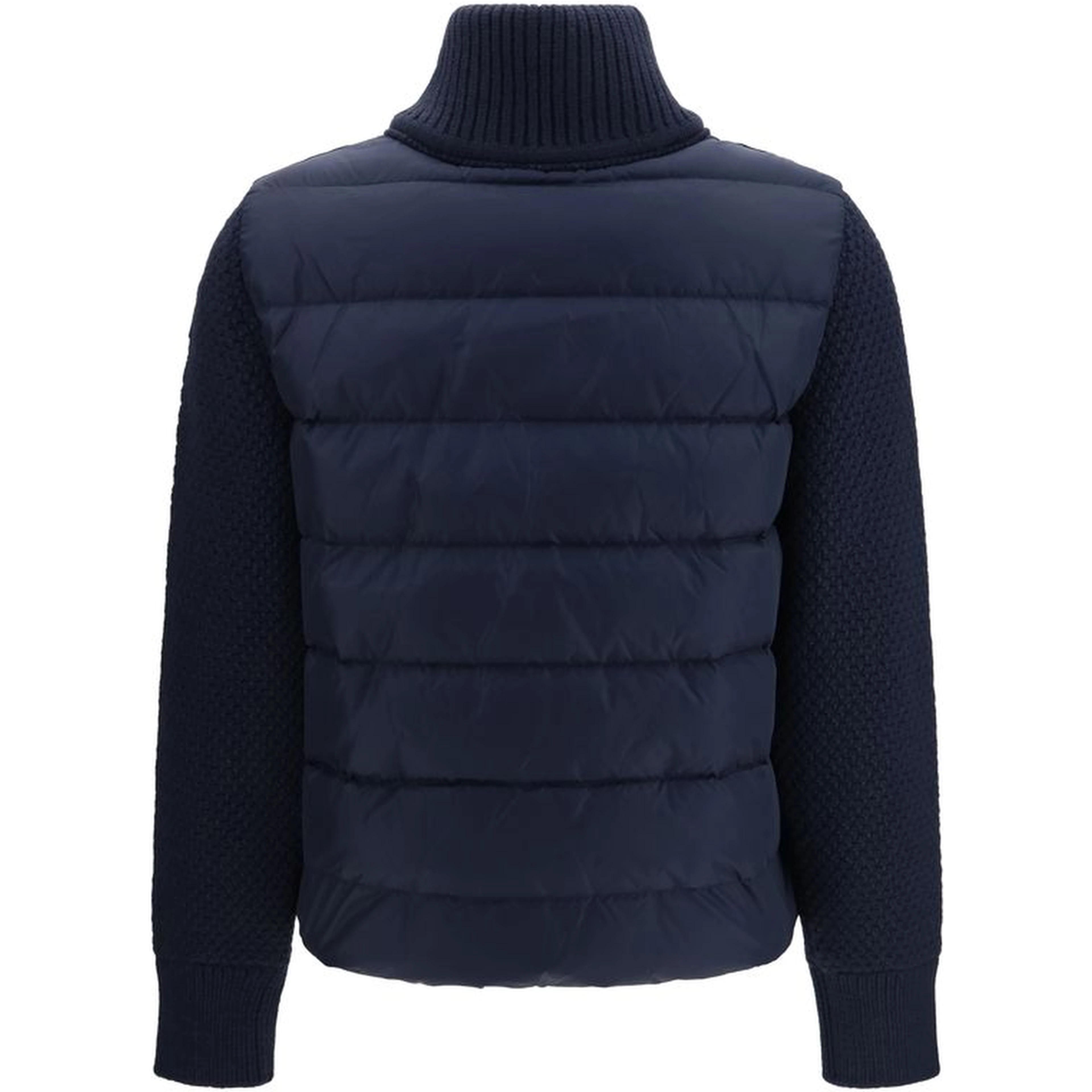 Blue Polyamide Full-Length Jacket