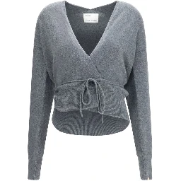 Gray Cashmere Cardigan