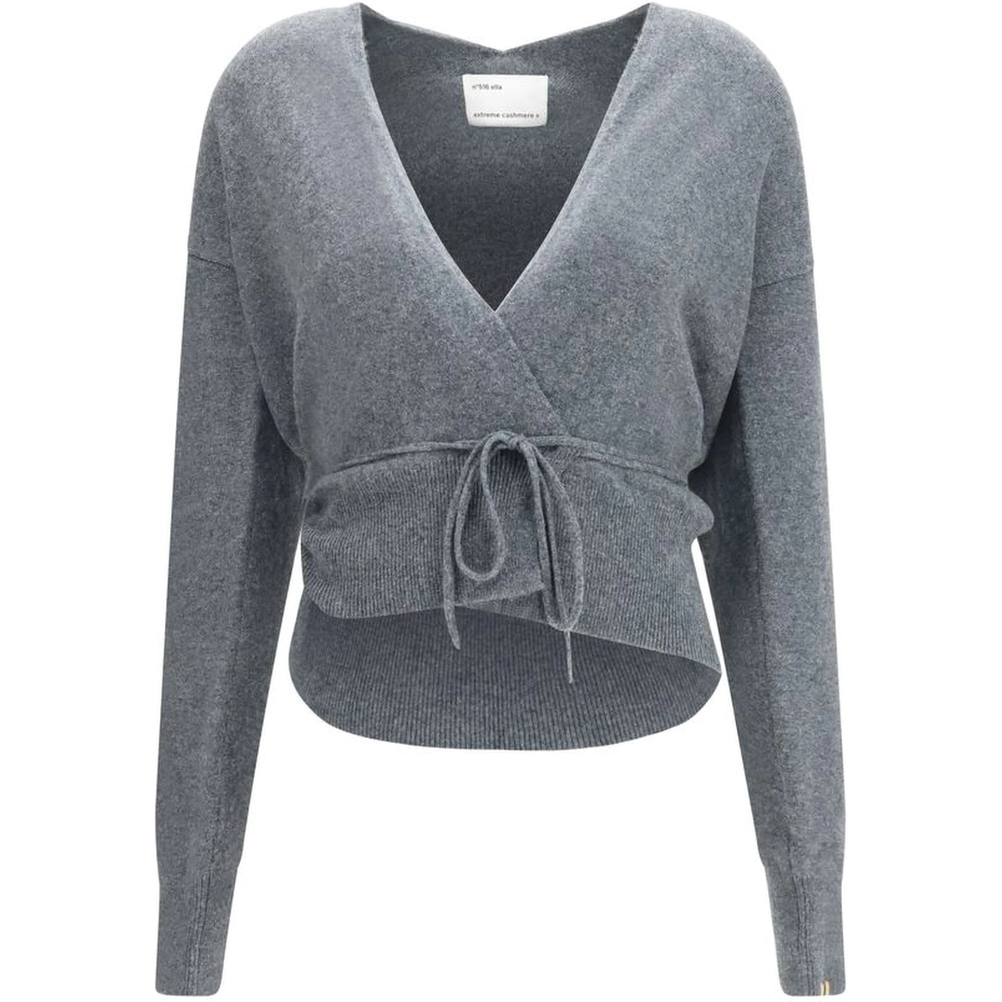 Gray Cashmere Cardigan